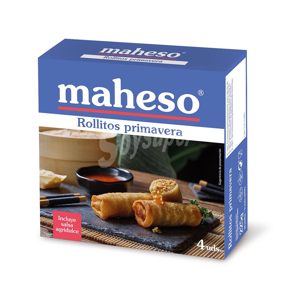 MAHESO ROLLITOS DE PRIMAVERA 225G