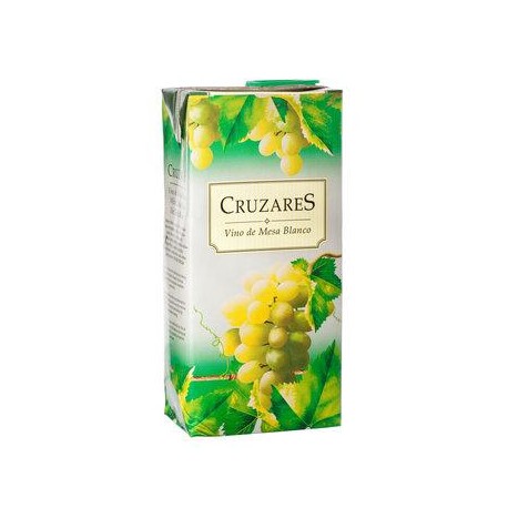 CRUZARES VINO BLANCO 1L BRICK