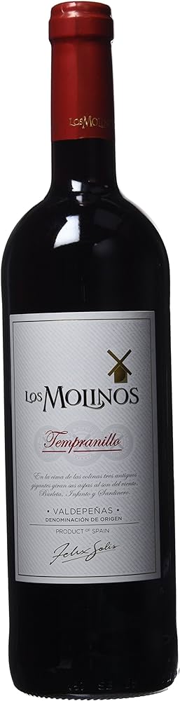 LOS MOLINOS VINO TEMPRANILLO 75CL