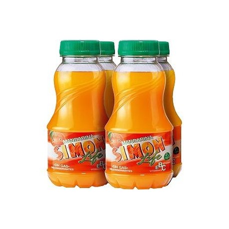 SIMON LIFE MANDARINA PACK 4X20CL