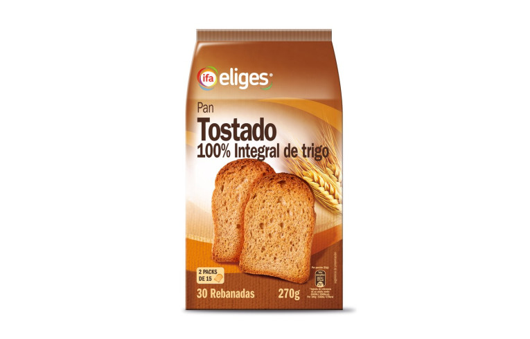 ELIGES PAN TOSTATO INTEGRAL 270 GR