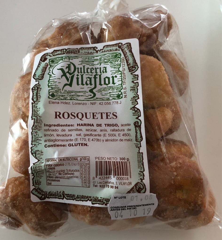 VILAFLOR ROSQUETES 300G