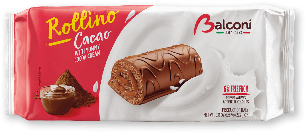 BALCONI ROLLINO CACAO 222G