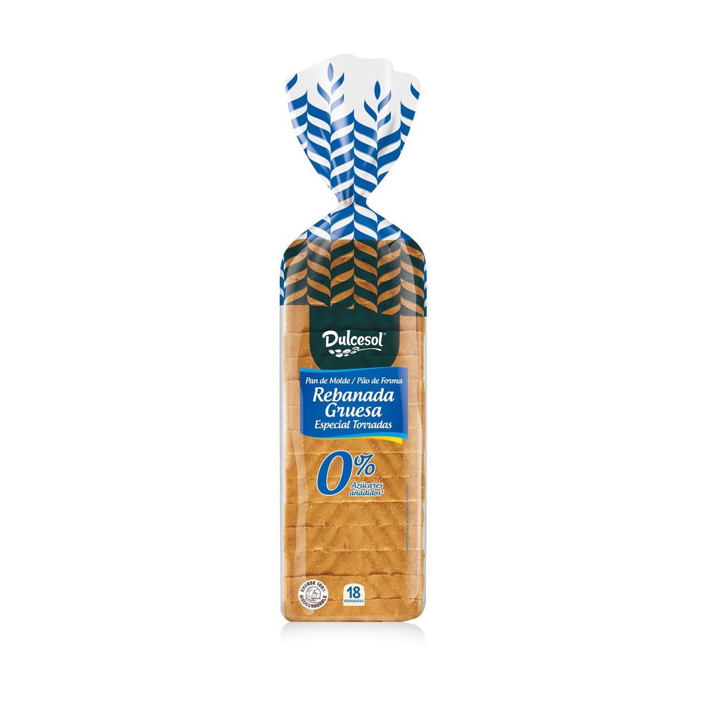 DULCESOL PAN DE MOLDE FAMILIAR 0% AZ.820G