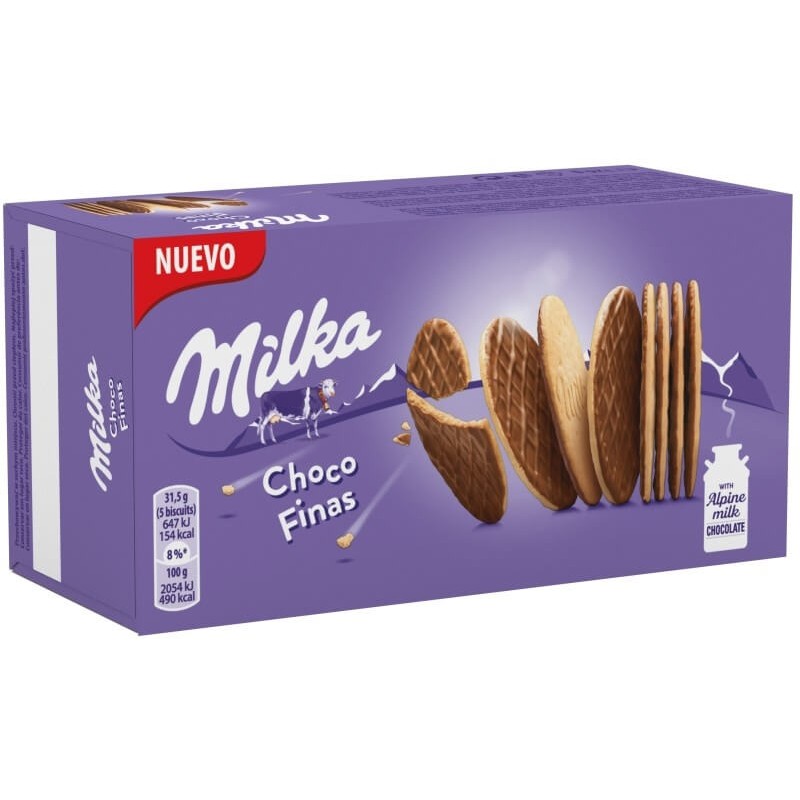 MILKA CHOCO FINAS 126GR