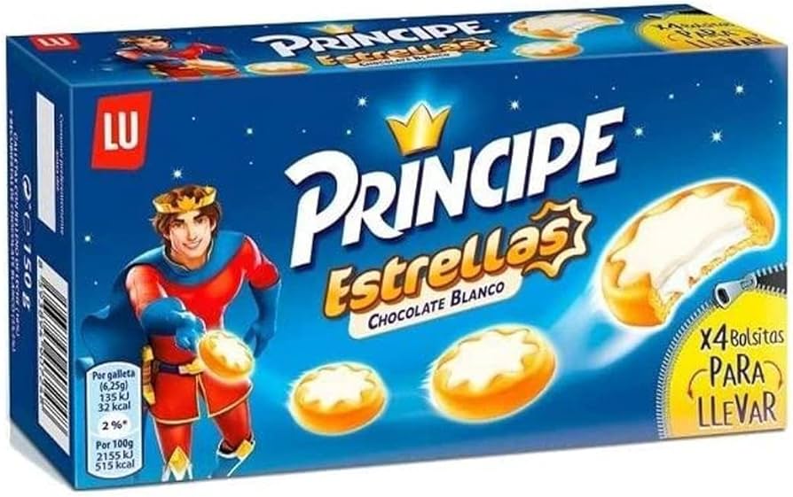 PRINCIPE ESTRELLAS BLANCO 150G