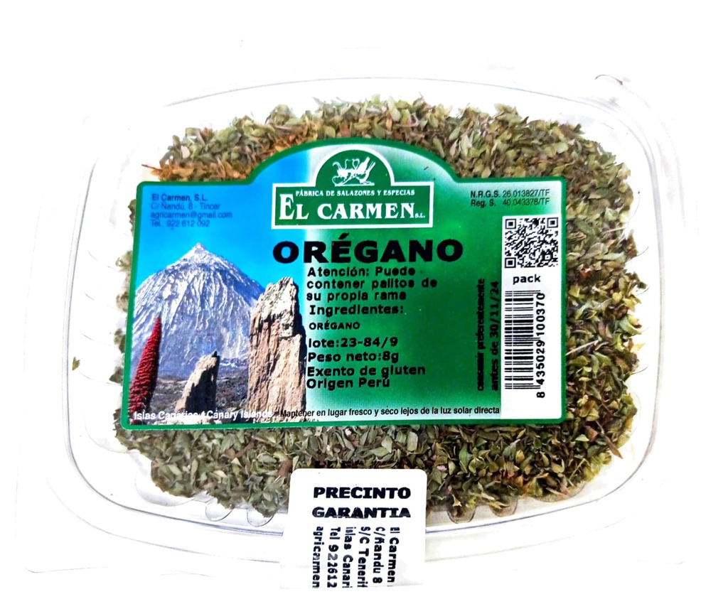 EL CARMEN OREGANO PACK