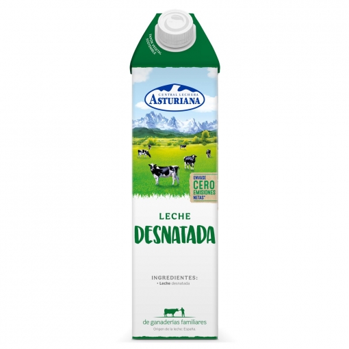 ASTURIANA LECHE DESNATADA 1L BRICK