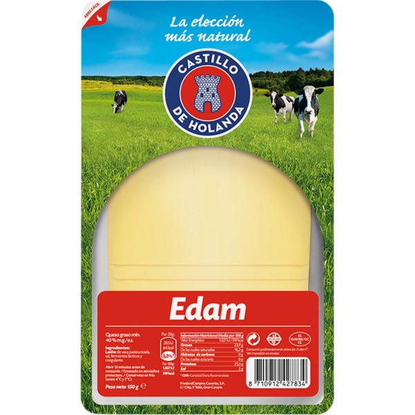 CASTILLO QUESO EDAM 150GR