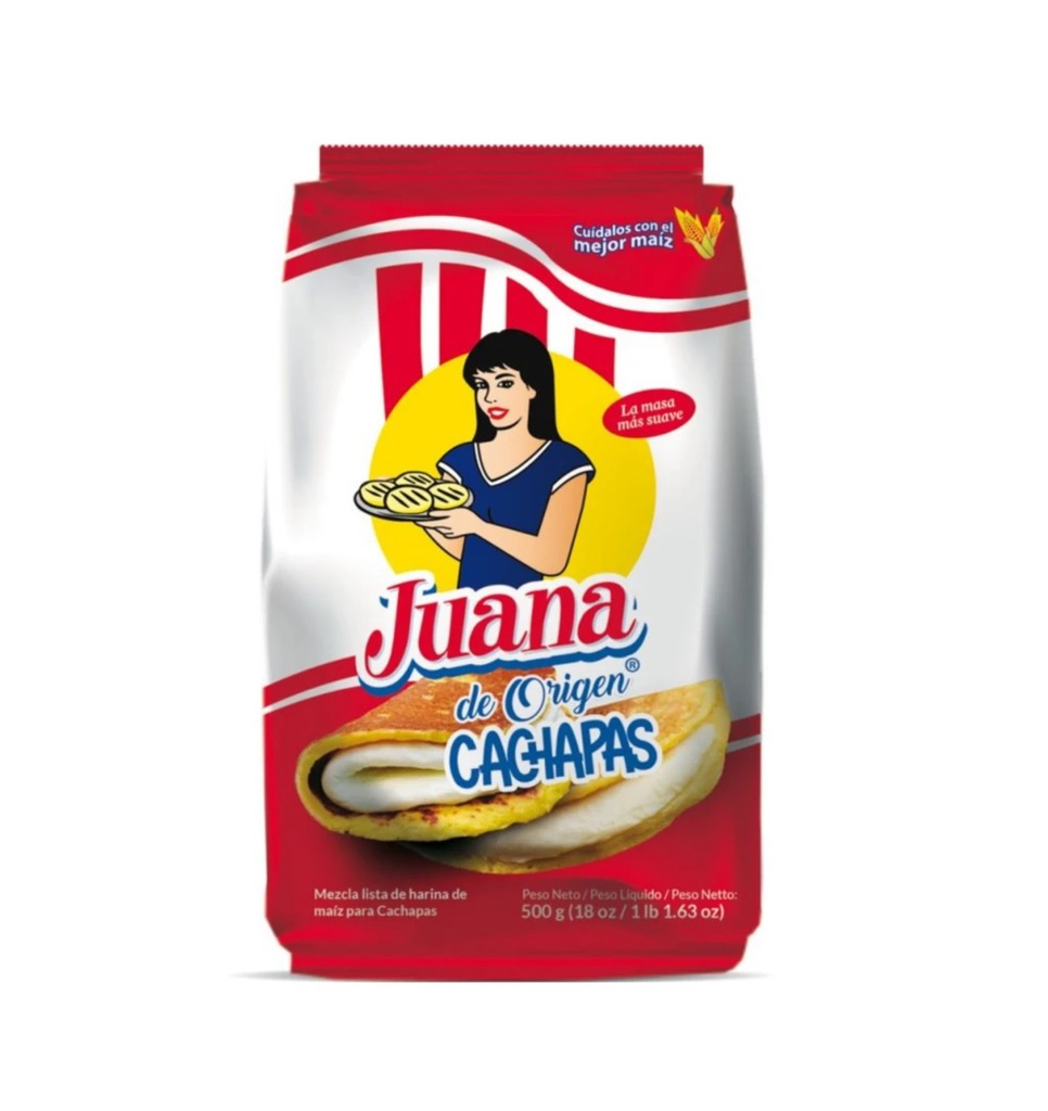 JUANA HARINA DE CACHAPAS 500GR 