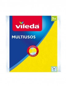 VILEDA BAYETA MULTIUSOS AMARILLA 3 UNI 36*36