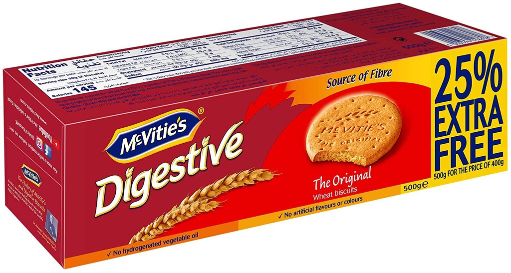 MCVITIES DIGESTIVE 500G