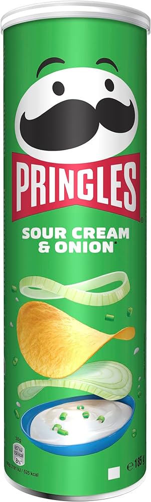 PRINGLES SOUR CREAM&amp;ONION  165g