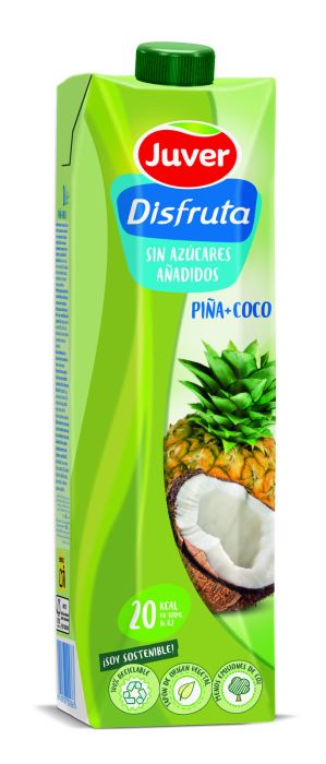 JUVER DISFRUTA  PIÑA-COCO 1L BRICK