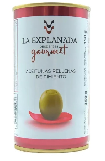 EXPLANADA ACEITUNA PIMIENTO 350GR