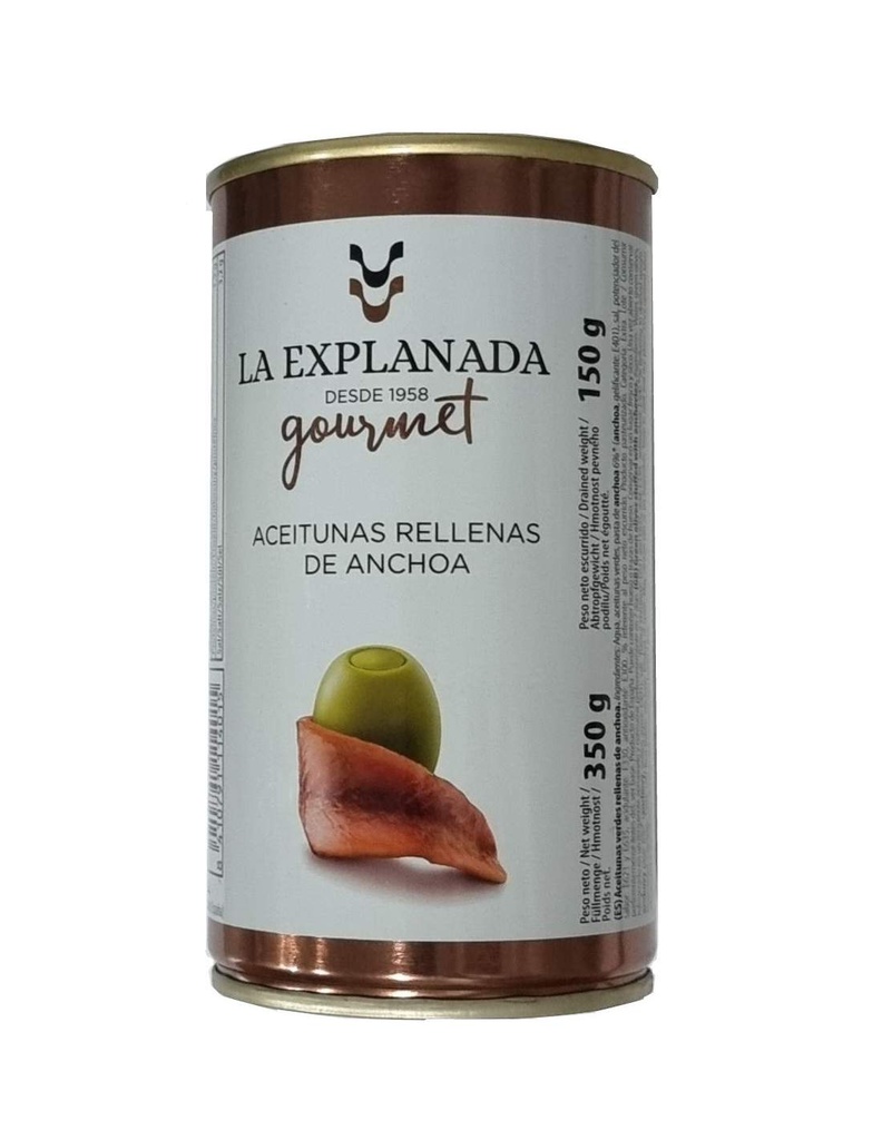 EXPLANADA ACEITUNA ANCHOA GOURMET 350GR