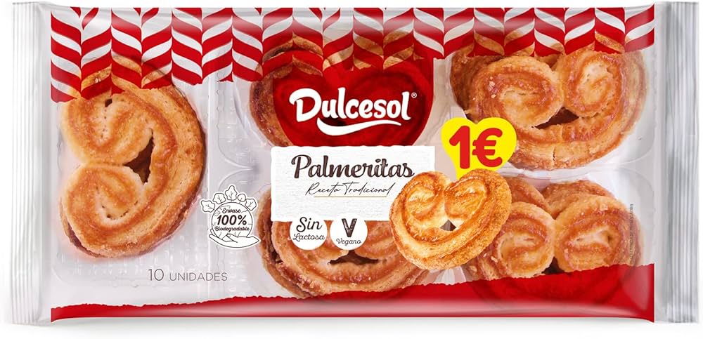 DULCESOL PALMERITAS 10UDS 113G 1€