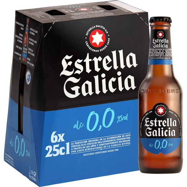 ESTRELLA GALICIA 0,0 S/A 25CL