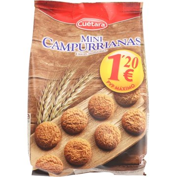 CUETARA MINI CAMPURRIANAS 260G 1.20€