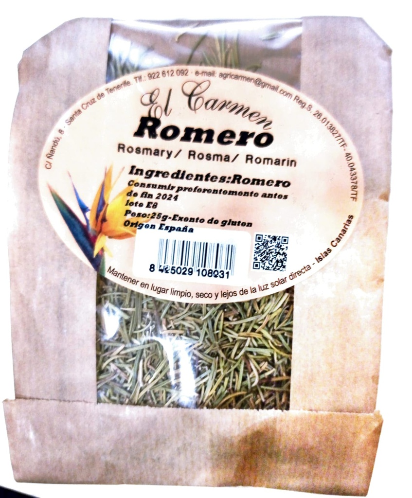 EL CARMEN ROMERO 25G