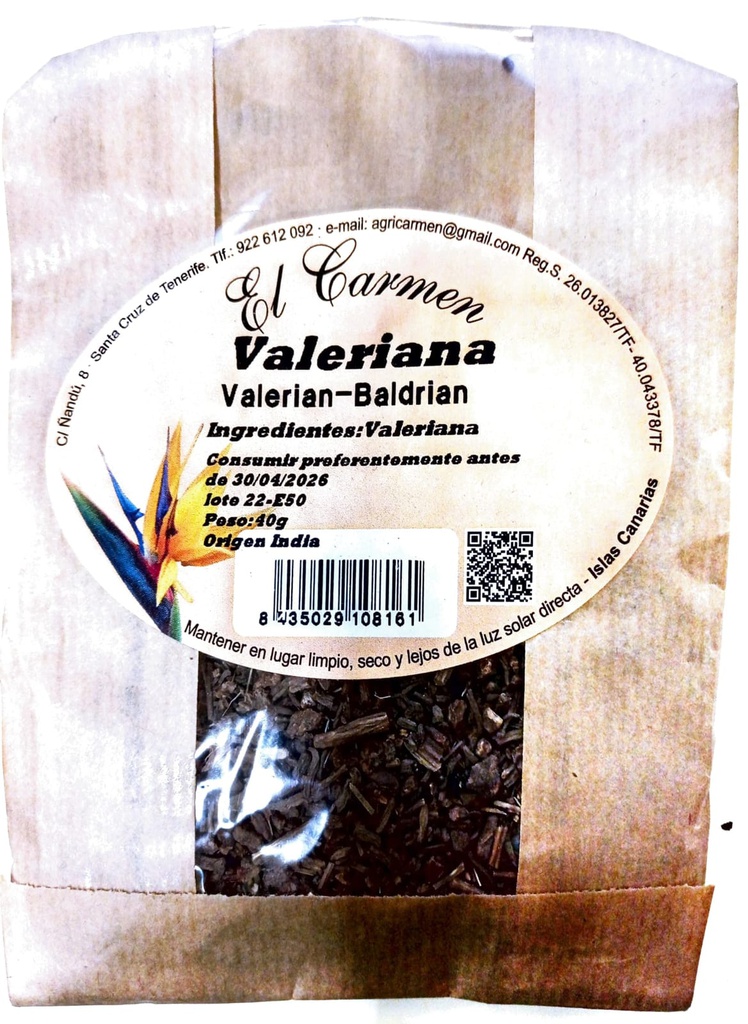 EL CARMEN VALERIANA 40G