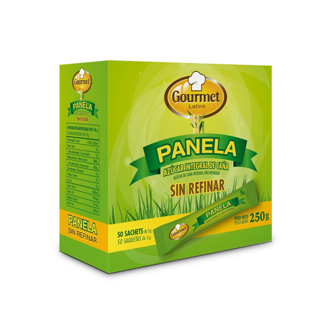 GOURMET PANELA SOBRES 50UD 250GR