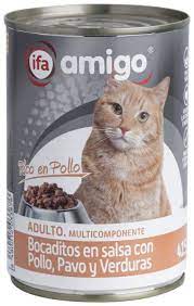 AMIGO GATO BOCADITO POLLO 415GR