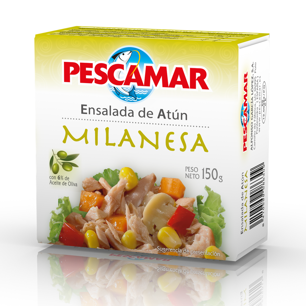 PESCAMAR ENSALADA ATUN MILANESA 150G