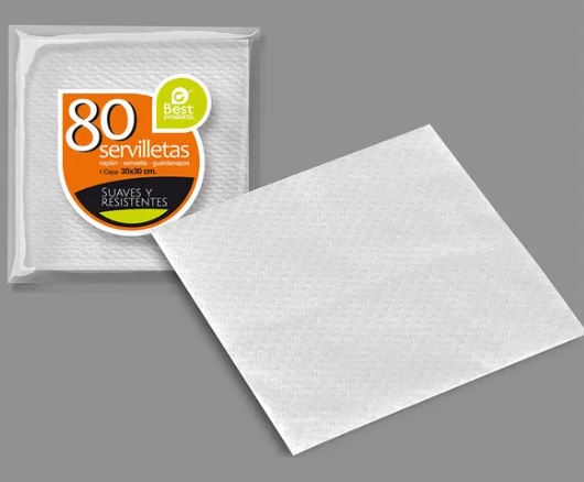 BEST SERVILLETA BLANCA 30*30