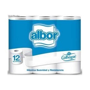 PAPEL HIGINIECO  ALBOR 12 ROLLOS