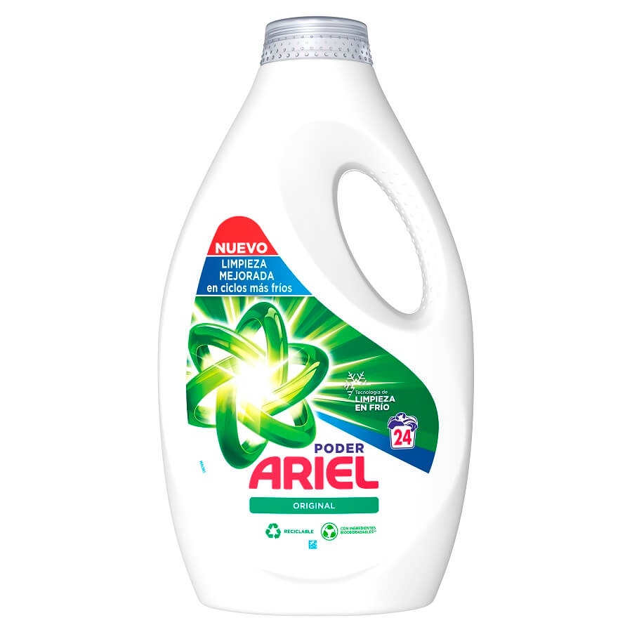 ARIEL LIQUIDO DET 24 DOSIS