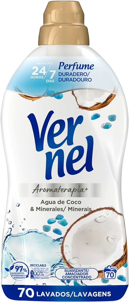 VERNEL SUAV AGUA DE  COCO 70 LAVADOS