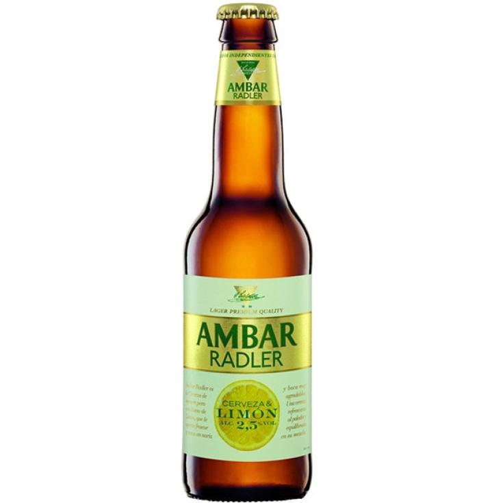 AMBAR CERVEZA RADLER LIMON 33CL BOTELLIN