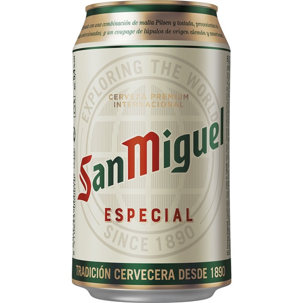 SAN MIGUEL CERVEZA LATA 33CL