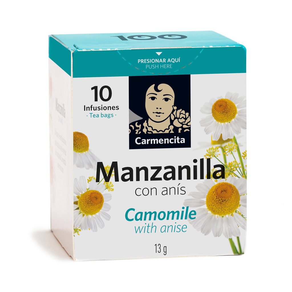 CARMENCITA MANZANILLA ANIS 10UD 13GR