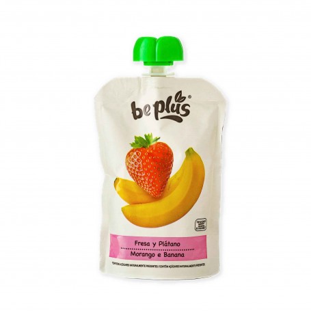 BE PLUS TETES FRESA PLATANO 100G