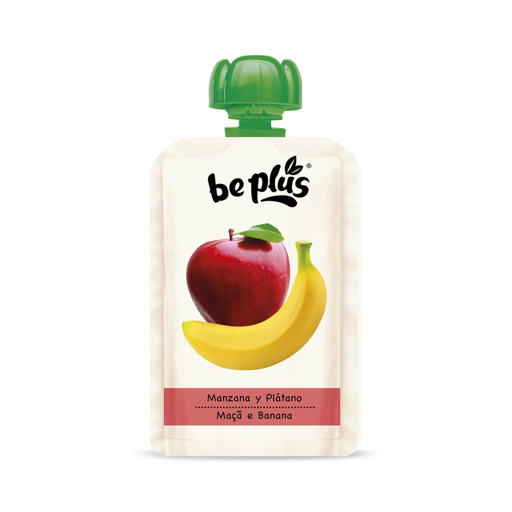 BE PLUS TETES MANZANA Y PLATANO 100G