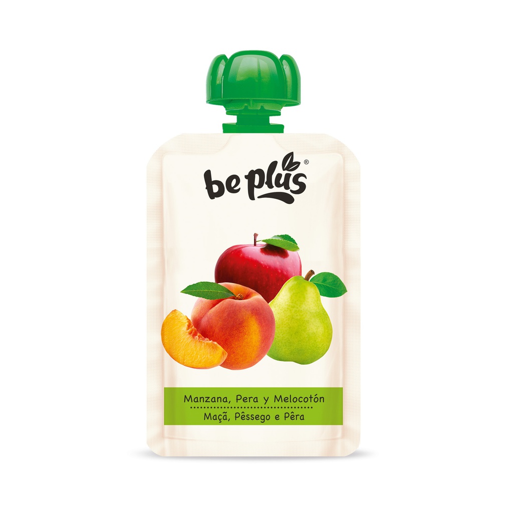 BE PLUS TETES MANZANA/PERA/MELOCOTON 100GR