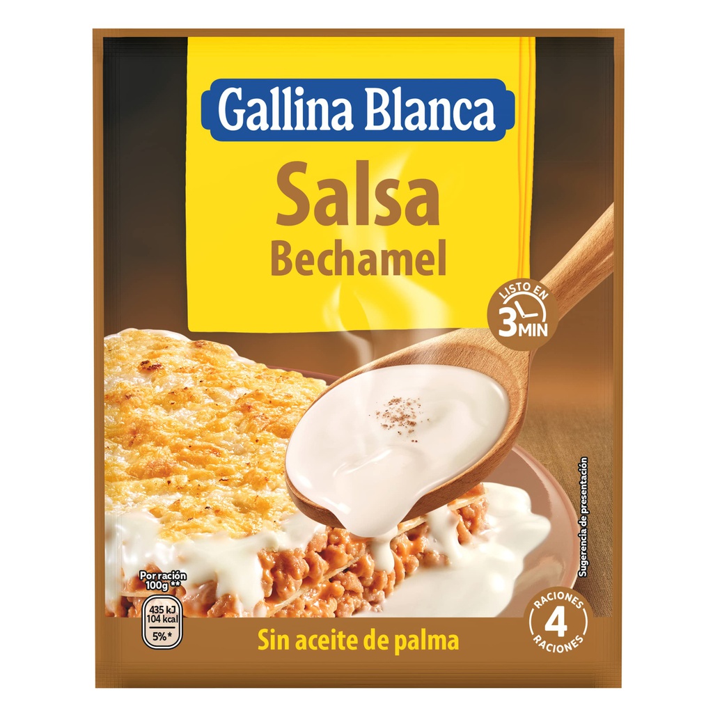 GALLINA BLANCA SALSA BECHAMEL 39GR