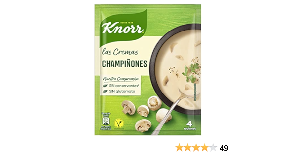 KNORR CREMA CHAMPIÑONES 62G