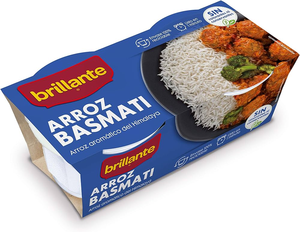 BRILLANTE ARROZ BASMATI P2X125G