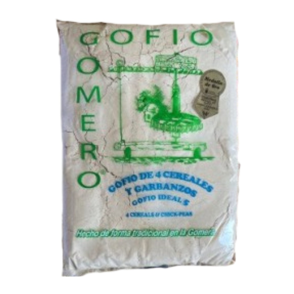 GOFIO GOMERO 4 CEREALES Y GARBANZOS 1KG