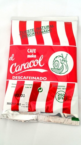 CARACOL CAFE DESCAFEINADO 250G