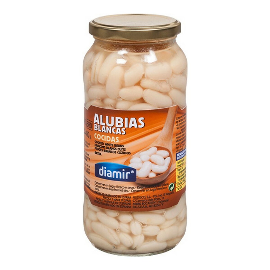 DIAMIR ALUBIA BLANCA COCIDA 540G BOTE