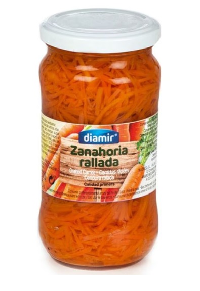 DIAMIR ZANAHORIA RALLADA 345G BOTE