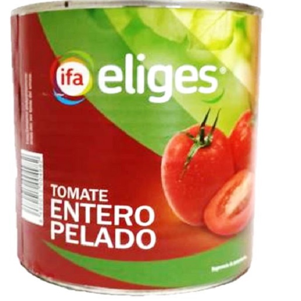 IFA ELIGES TOMATE ENTERO PELADO 390GR