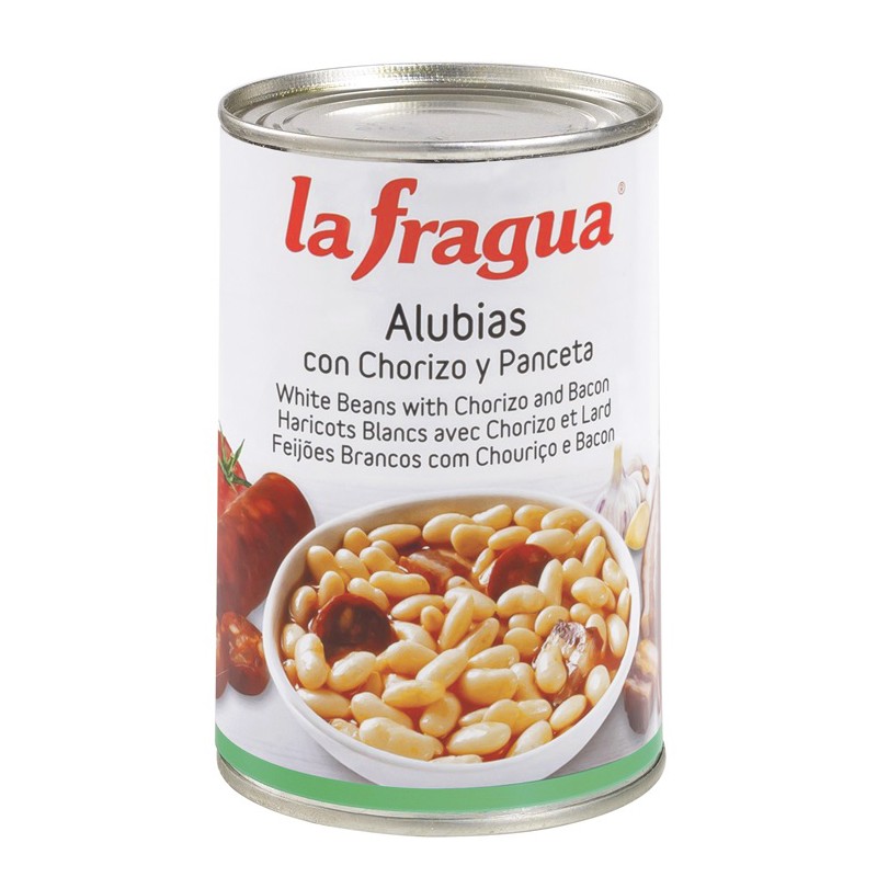 LA FRAGUA ALUBIA CON CHORIZO Y PANCETA 420G