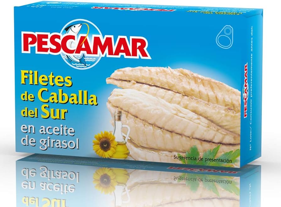 PESCAMAR FILETE CABALLA AC.GIRASOL 115G