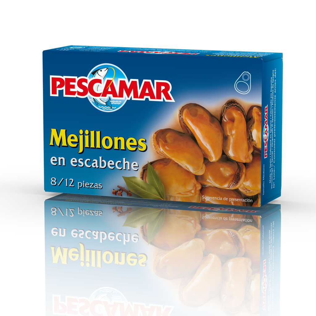 PESCAMAR MEJILLONES ESCABECHE 111G