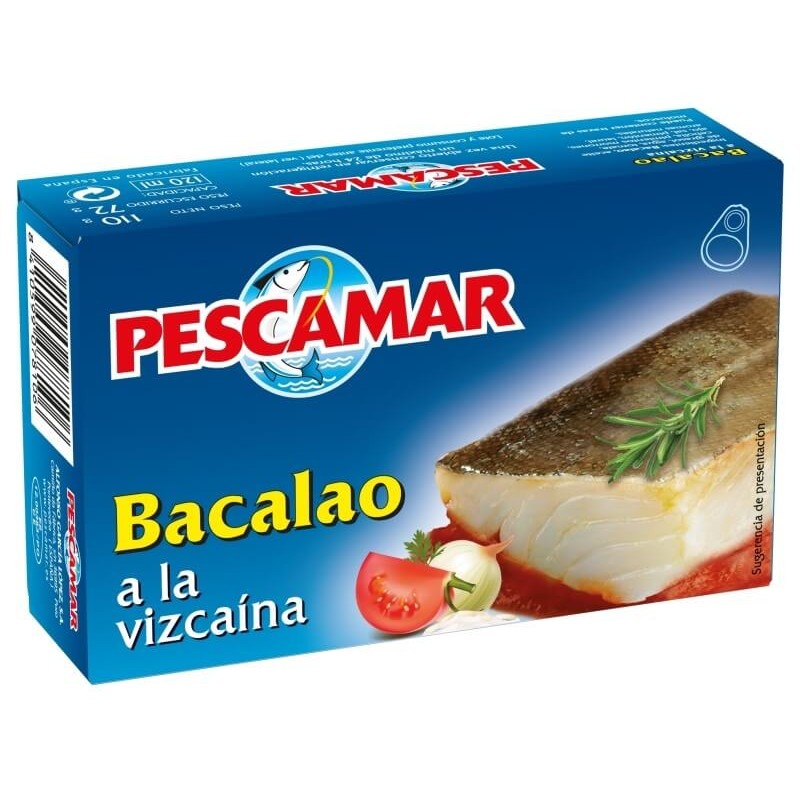 PESCAMAR BACALAO A LA VIZCAINA 110G